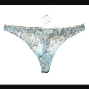NWT La Perla Powder Blue Thong